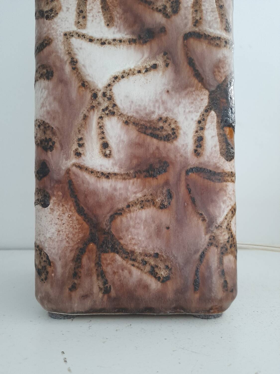 Large German ceramic lamp base
