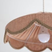 Suspension forme florale unie Cosette "classic linen"