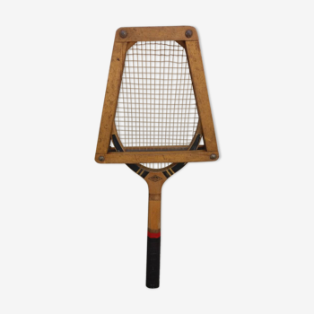 Ancienne raquette de tennis en bois