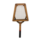 Old wooden tennis racket