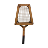Old wooden tennis racket