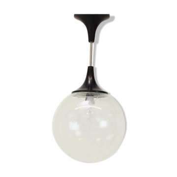 Suspension en verre du milieu du siècle années 1960