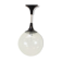 Mid-Century Glass Pendant, 1960's