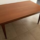 Table extensible en chêne, années 50