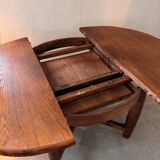 Extendable table with 8 chairs