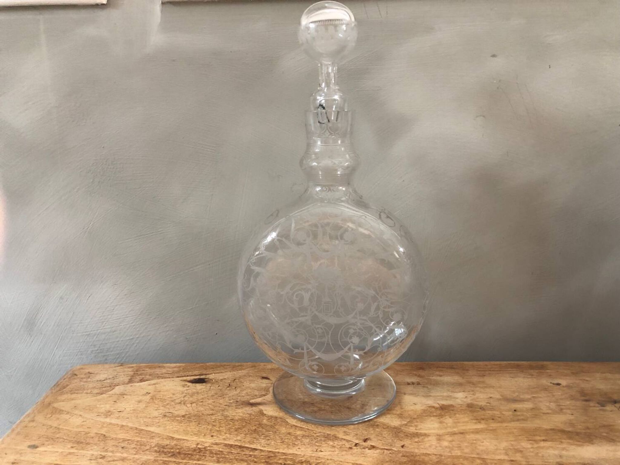 Vintage crystal carafe