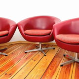 Set of swivel chairs, Czechoslovakia, 60s, Up Zavody Rousinov