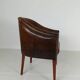 Chaise de bureau en cuir de mouton