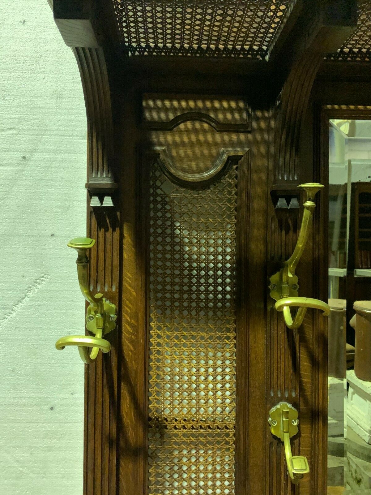 Louis XVI-style console coat rack Patères in 20th century bronze