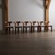 Ensemble de 6 chaises de salle à manger par Luigi Vaghi pour Former, Italie, années 1960.