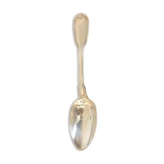 Solid silver soup spoon