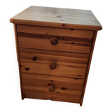 Pine bedside table