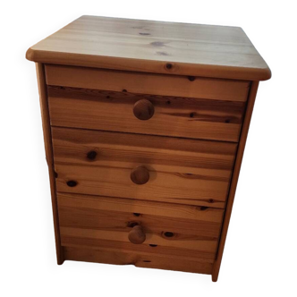 Pine bedside table