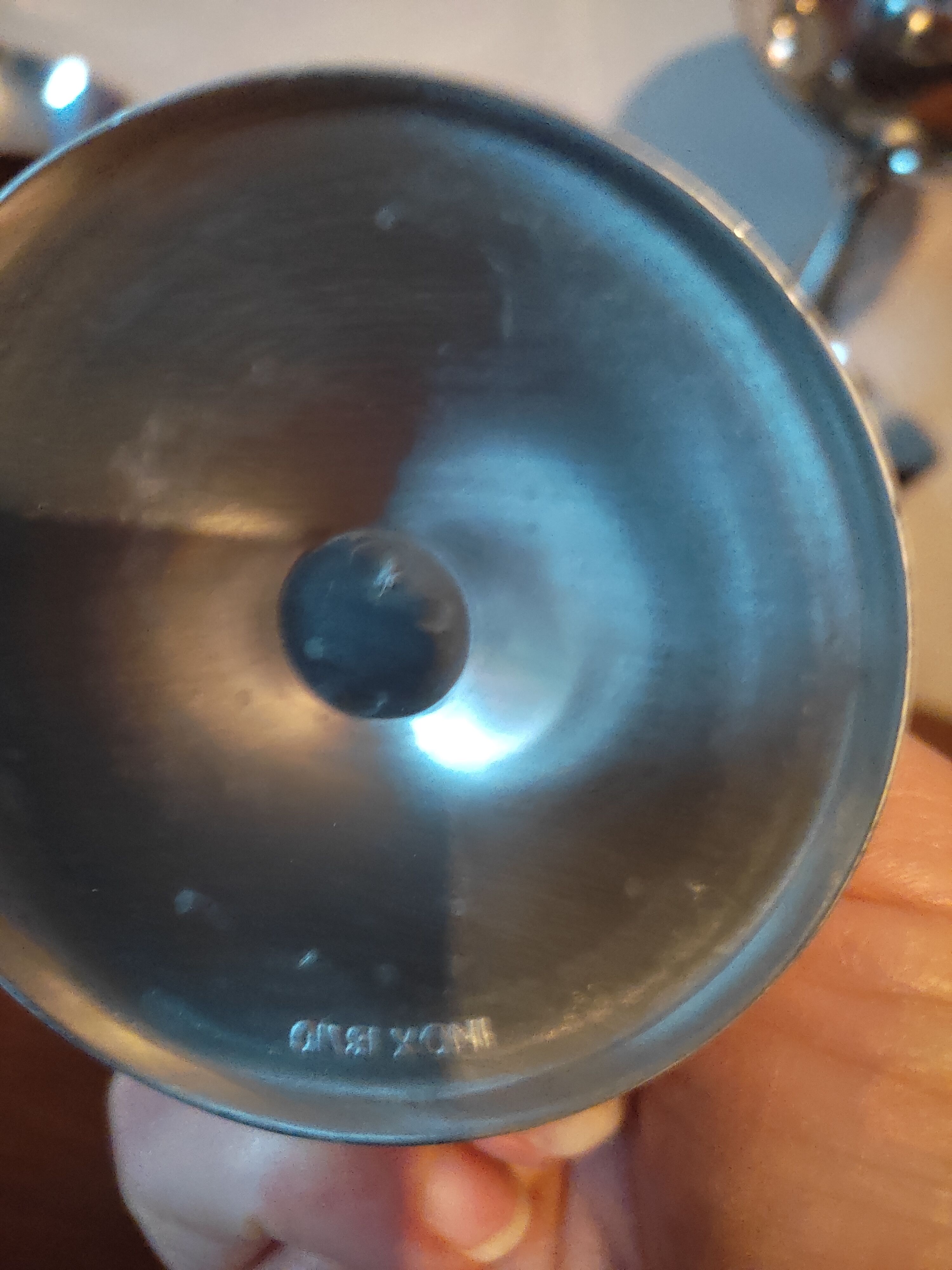 6 stainless steel standing dessert cups