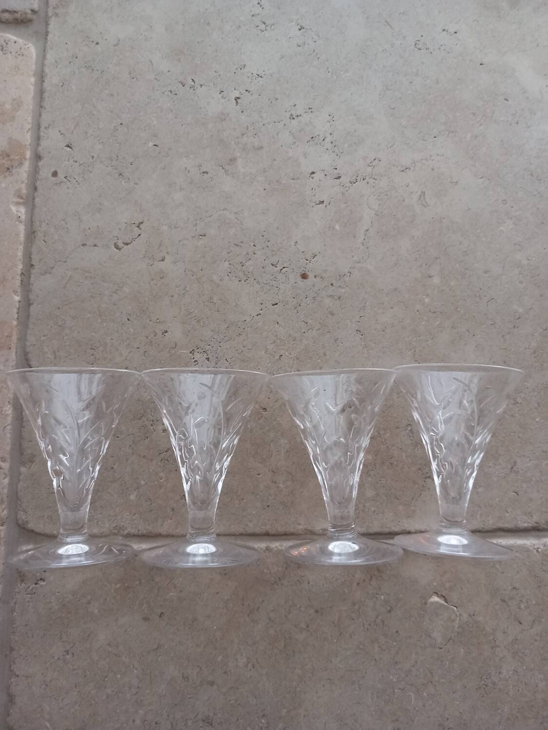 Verres à liqueurs X4