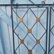 Wrought iron grilles, wrought iron partition doors