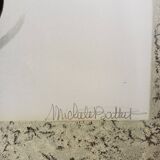 Lithograph "the beauty cat" Michelle Battut