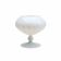 Handmade opaline white bowl vase