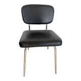 Black leatherette chair