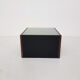 Wood , leather and glass coffee table by Walter Knoll , Germany 1970’s