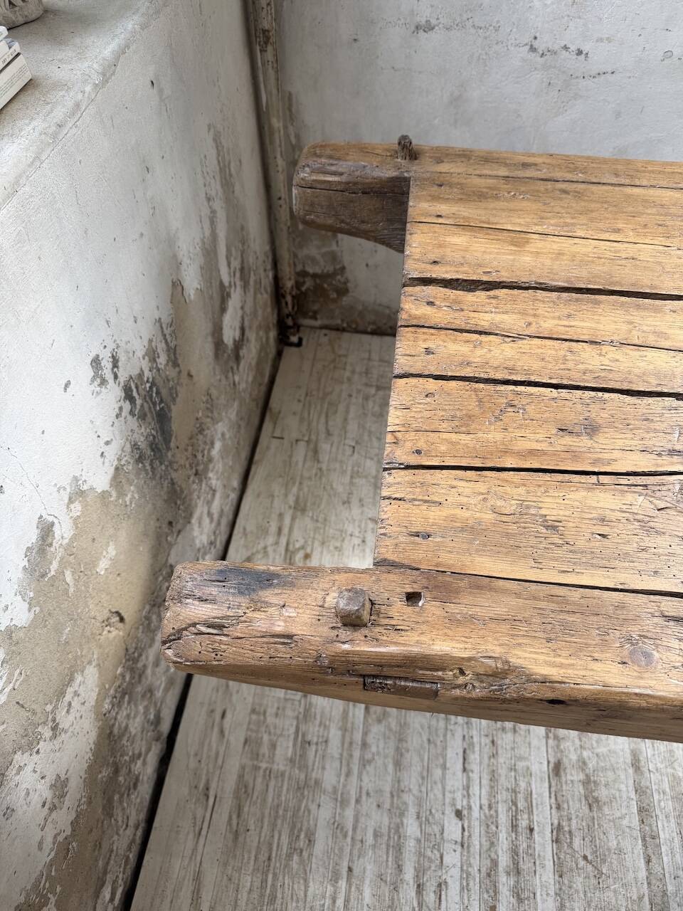 Brutalist popular art table XXL 3.5m/4m pine and oak