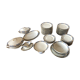 Full service 74 pieces Limoges porcelain vintage art deco