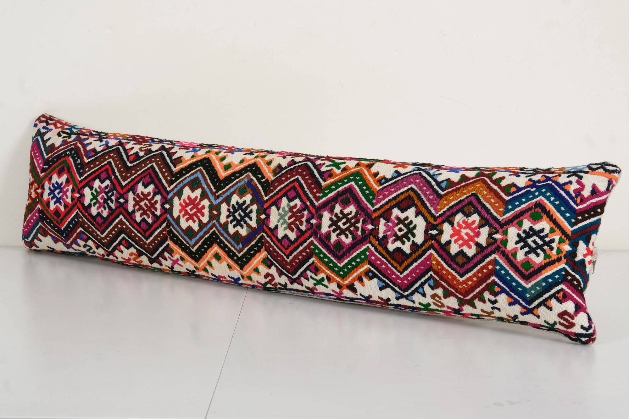 Vintage kilim cushion cover 25x99 cm