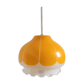 Vintage yellow opaline pendant lamp