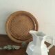 Canning basket and 70s rattan