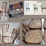 4 chairs Thonet n°56 late nineteenth