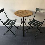 Old bistro table for garden