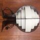 Morten Goettler lamp smoked plexiglas white slats