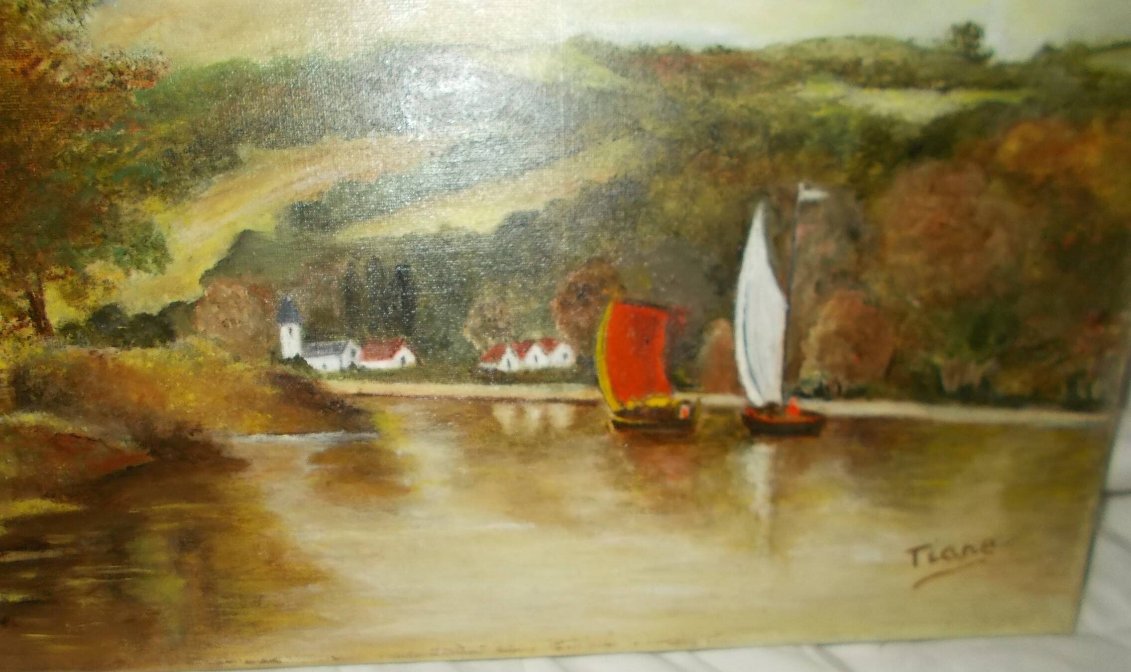 Oil painting on canvas