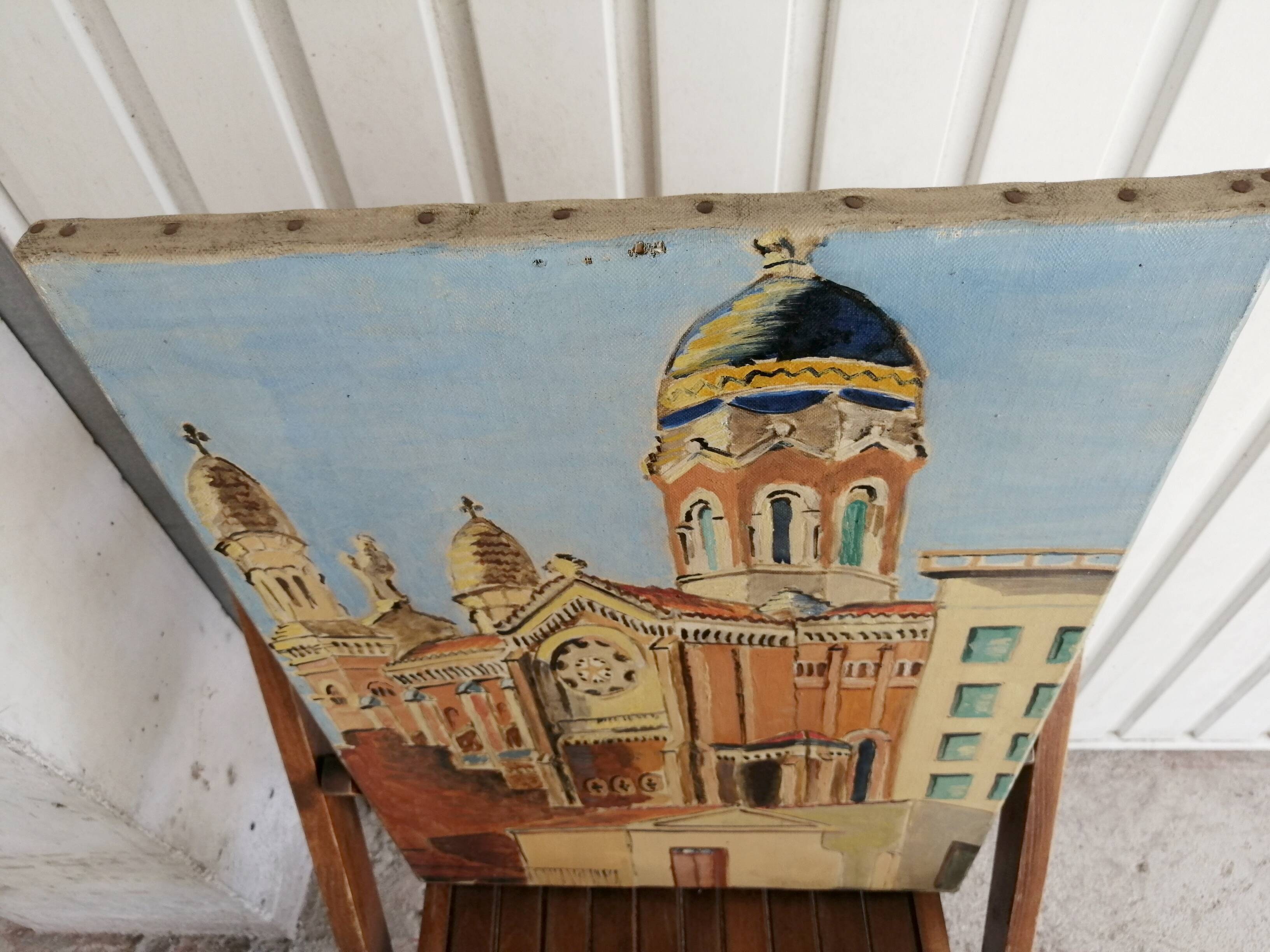 Old table 55 cm x 38 cm