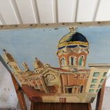 Old table 55 cm x 38 cm