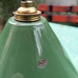 2 suspensions with enamelled sheet metal cones