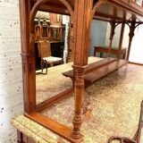 Showcase sideboard Louis XVI style solid wood XIX century