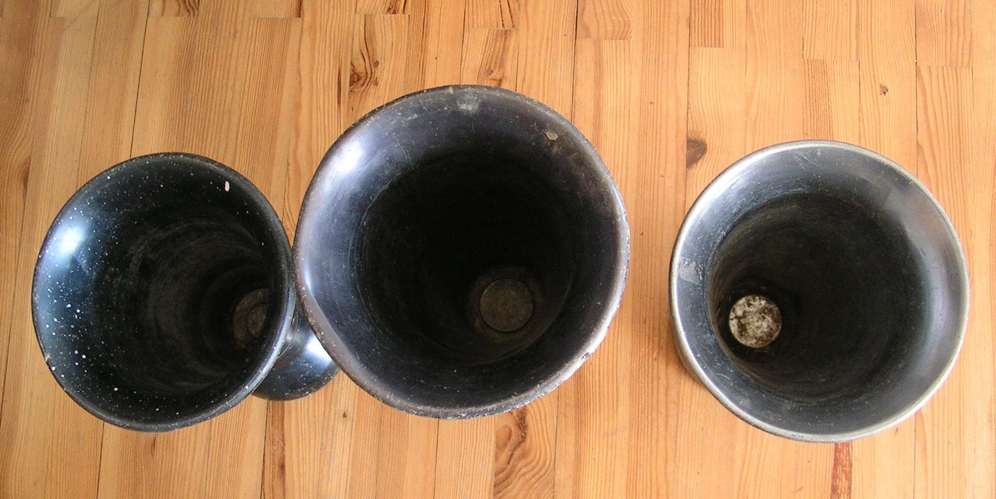 Florist zinc pots