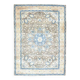 1970s Vintage Persian Handmade Wool Cotton Blue Area Rug 283x400