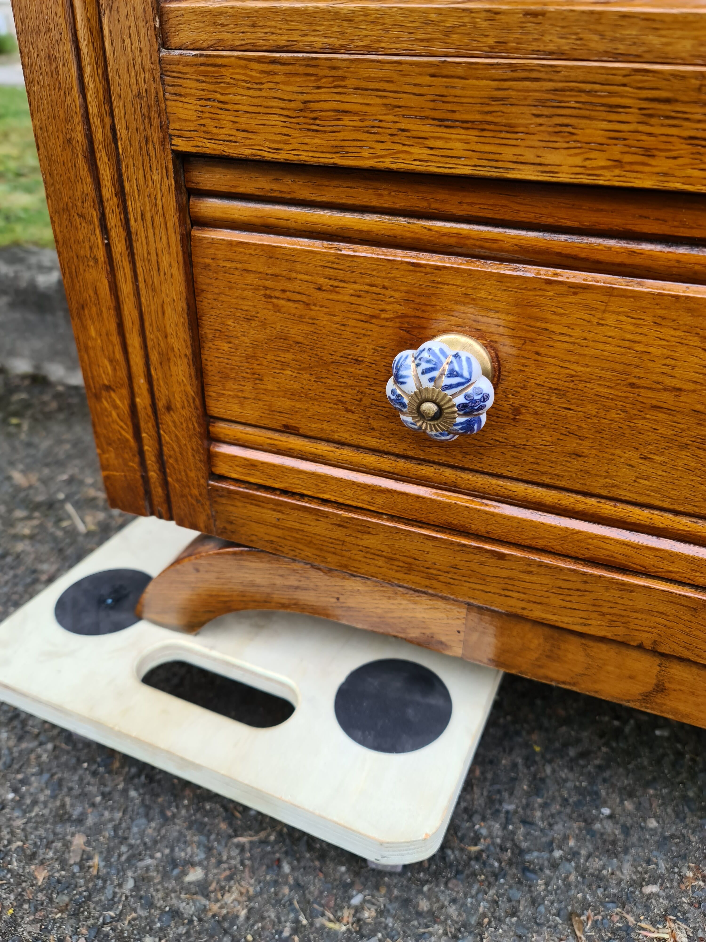 Art Deco dresser in solid wood  1940