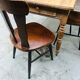 4 Old oak bistro chairs