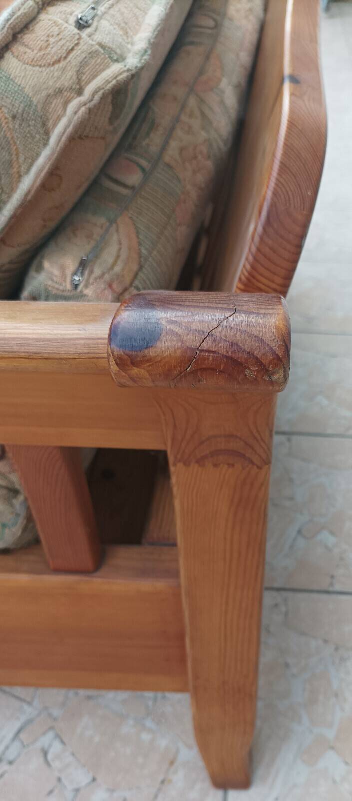 Vintage pine bench