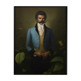 Old portrait - “Les moustachu-es” series