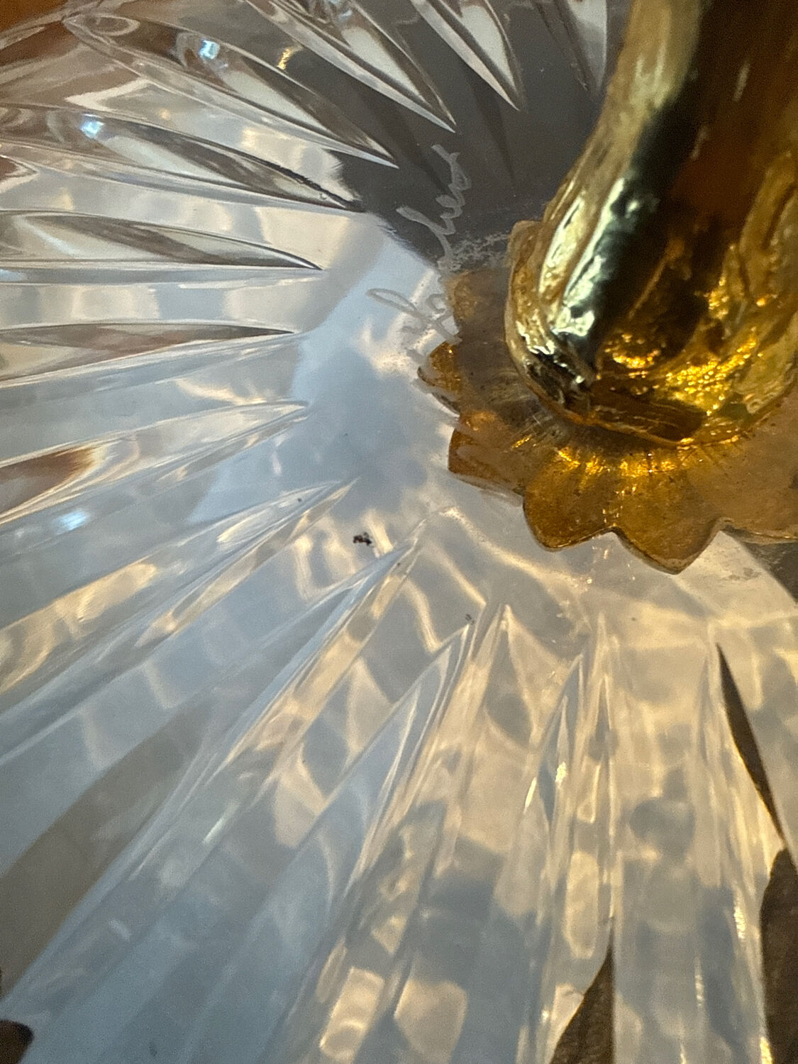 Val Saint Lambert fruit bowl VSL