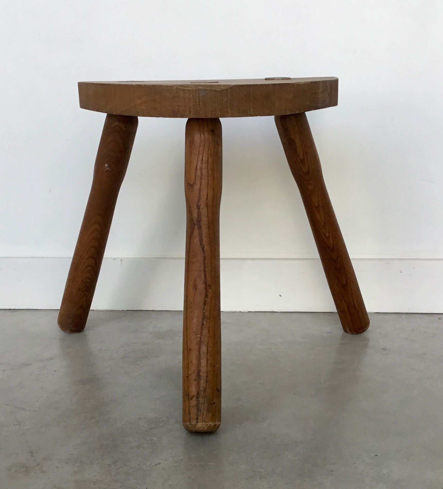 Vintage tripod farm stool - twentieth century