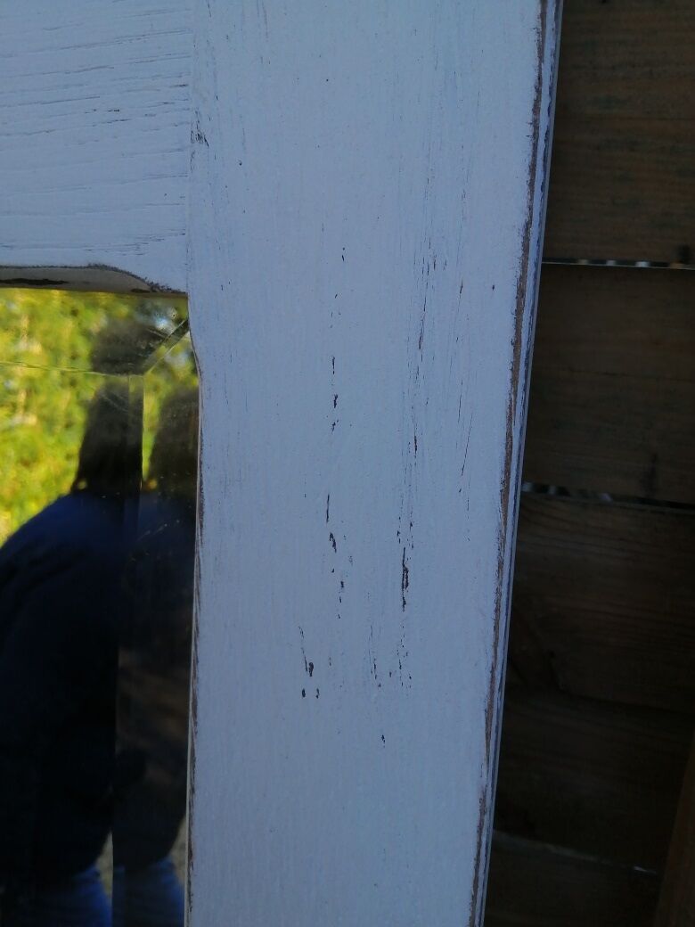 Solid wood mirror Patiné Old Vintage 62x170cm