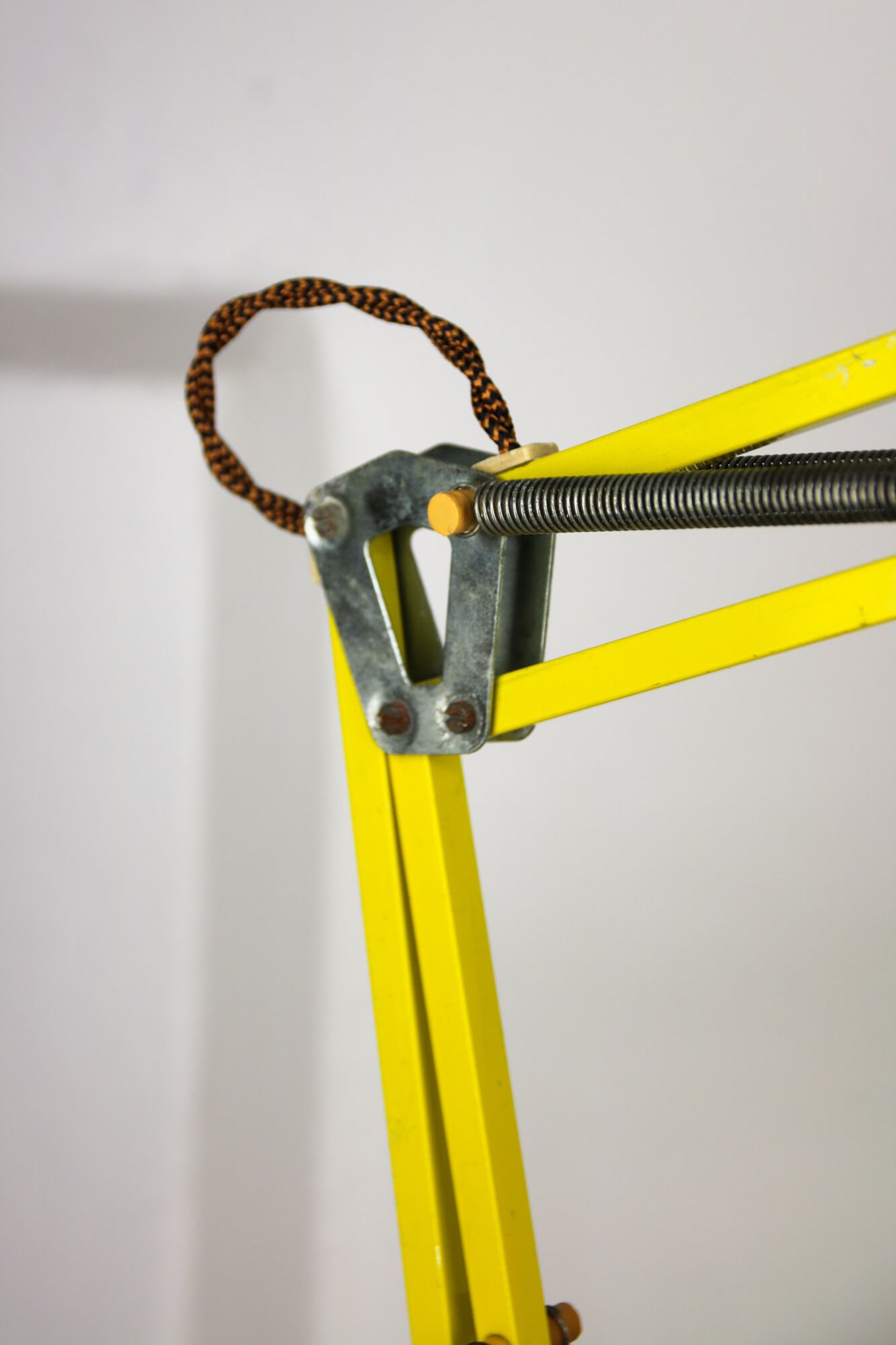 Yellow Adjustable Achitect Table Lamp by Sijaj, 1970s