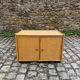 Low rattan cabinet
