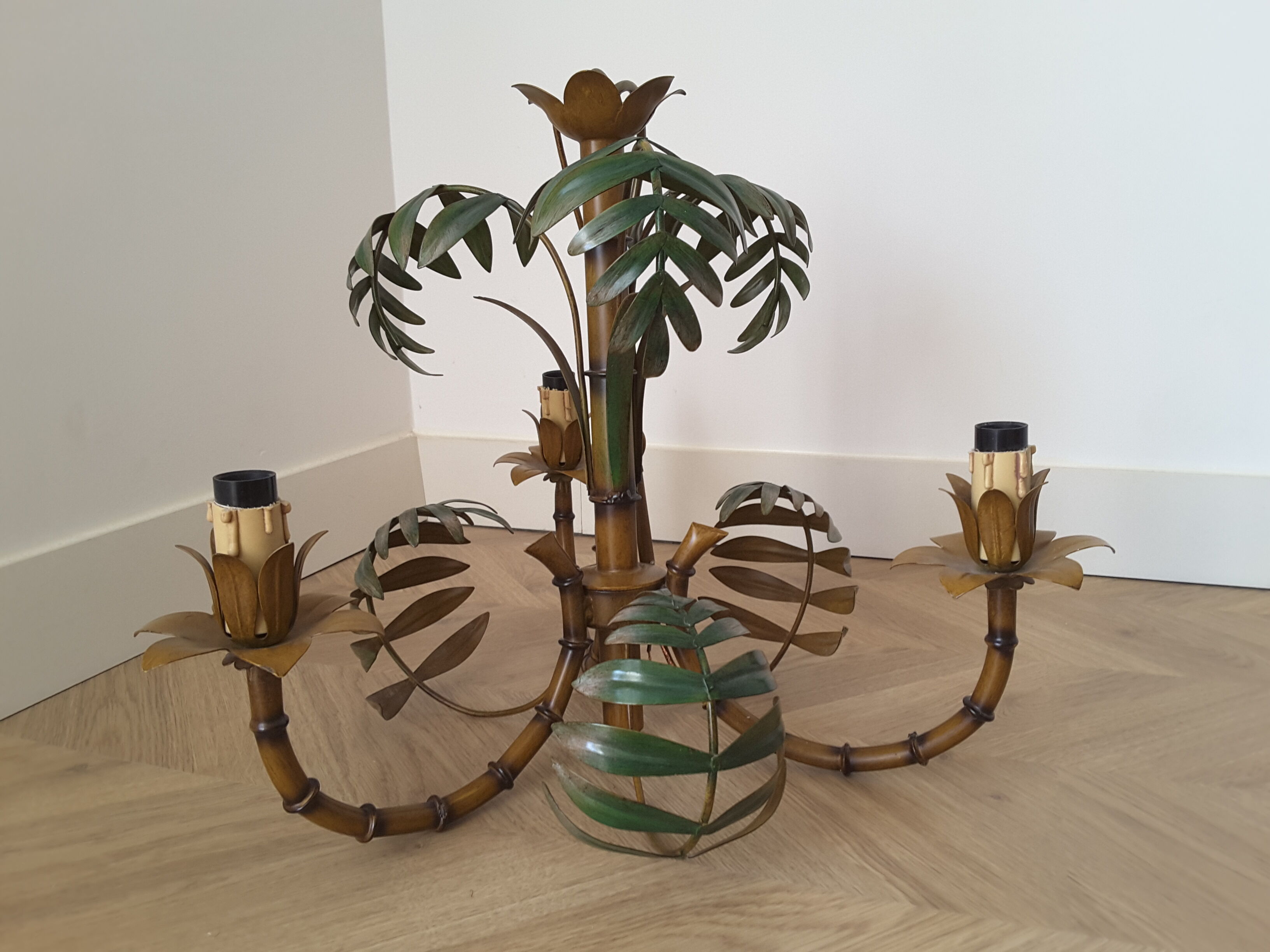 Lustre en bambou