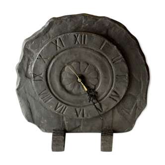 Slate table clock, complete usuable